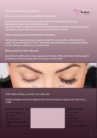 Leták Sexy Lashes informačný, reklamný 10 ks